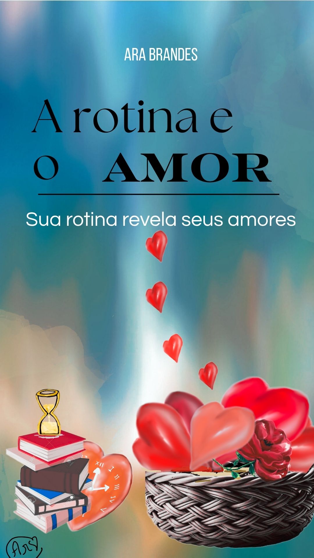 capa livro, rotina e o amor
